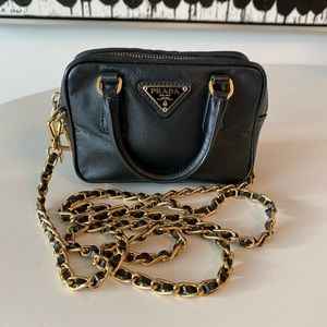 Prada Mini Geranio Leather Bag